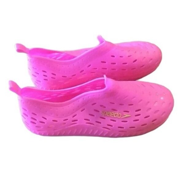 Speedo Kids Toddler Water Shoes Pink Slip-On Size 11-12 - Picture 5 of 10